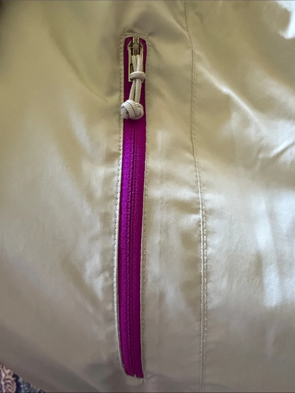 Columbia  women ' s Light Gray Jacket with Purple Accents Size 1X